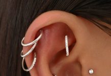 Piercing Oreja: tipos de piercings y agujeros