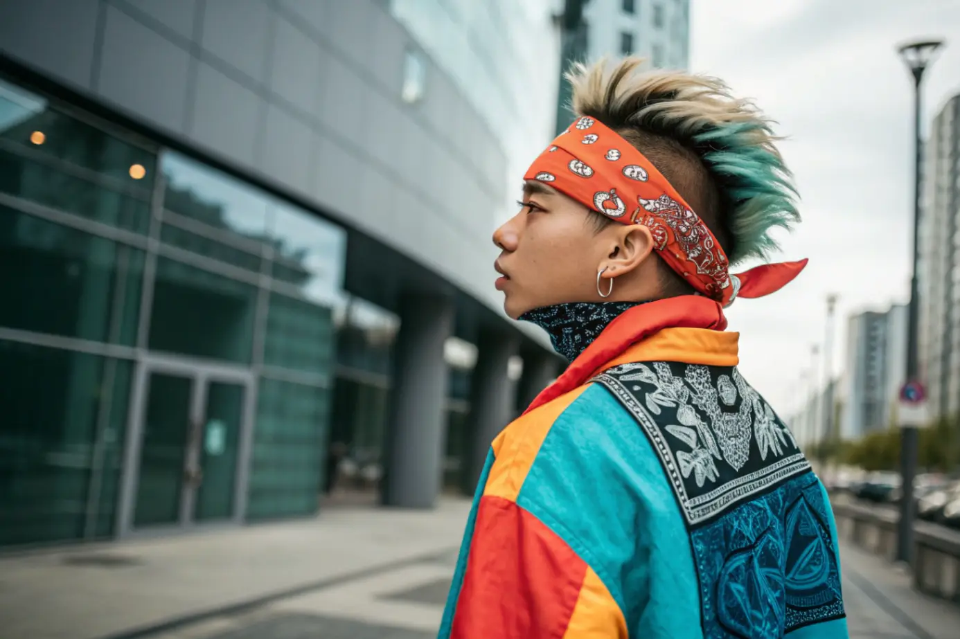 Bandanas Y2K en peinados streetwear TikTok 2026