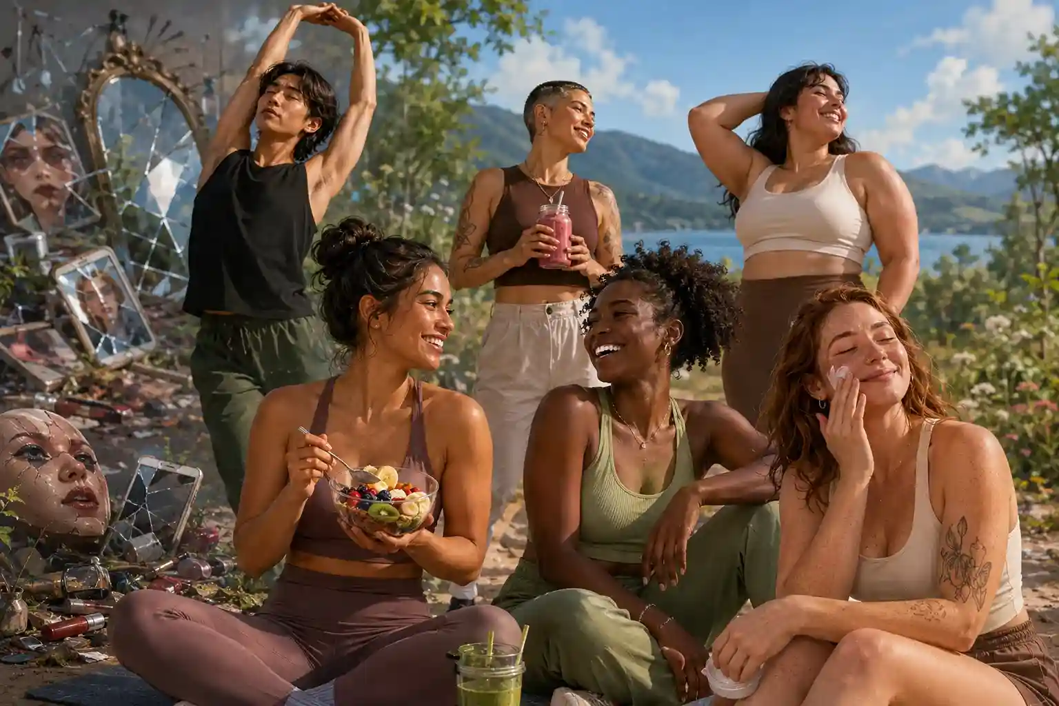Jóvenes contra la belleza tóxica y la moda saludable